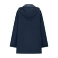 thumbnail image 5 of Turilly Fashion Jacket for Women Solid Color Button Long Sleeve Collar Top, 5 of 6