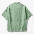 thumbnail image 5 of Guluxicc Men's Cotton Shirts Collared Short Sleeve Beach Vacation Tops for Everyday Wear Spring Summer Casual Outfits, 5 of 8