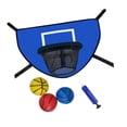 thumbnail image 3 of Set de aro de baloncesto de trampolín con 3 bolas y 1 bomba fácil para instalar goles de baloncesto de trampolín set de juego deportivo, 3 of 8