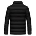 thumbnail image 2 of Men Bubble Puffer Jacket Long Sleeve Quilted Coat Winter Warm Casual Padded Outwear, 2 of 3