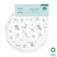 thumbnail image 4 of aden + anais Organic Cotton Muslin Burpy Bib, Grey Map The Stars, Unisex, 2-pack, 4 of 4