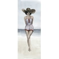 thumbnail image 2 of Popp, Grace 15x32 Gold Ornate Wood Framed with Double Matting Museum Art Print Titled - Beach Beauty III, 2 of 4