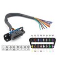 thumbnail image 2 of Universal OBD2 16Pin Female Connector to Open OBD Cable Female Extension Connector Ribbon Interface Adapter, 2 of 4