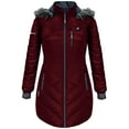 thumbnail image 2 of ActionHeat 5V Women's Heated Long Puffer Jacket W/ Hood XXL, 2 of 5