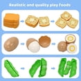 thumbnail image 1 of JOYIN 68Pcs Juego de corte Juguete de comida para niños pequeños Cocina, Comida falsa para niños Cocina de juego, Incluye frutas y verduras de plástico, Cesta de almacenamiento, Mini platos y cuchillo, 1 of 2