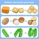 thumbnail image 1 of JOYIN 68Pcs Juego de corte Juguete de comida para niños pequeños Cocina, Comida falsa para niños Cocina de juego, Incluye frutas y verduras de plástico, Cesta de almacenamiento, Mini platos y cuchillo, 1 of 2