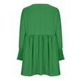 thumbnail image 4 of Gspmoly Robe Femme, Mode Été Manches 3/4 Décontractée Ample Col Rond Manches Nouées Robe de Soirée pour Femmes jusqu'à 60 % de Réduction, 4 of 5