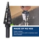 thumbnail image 2 of Broca escalonada SHARPTOOL M2 HSS de 4,76 a 22,22 mm para metal, 2 of 9