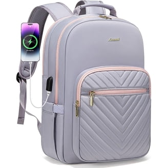 ?15.6 Inch Waterproof Purse  with USB Port Large Capacity Nurse Bag for College Amazon.com: LOVEVOOK Laptop Backpack for Women, 15.6 Inch  main image 3