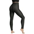 thumbnail image 2 of Hy-Impact Peach Fit High Waist Anti-Cellulite Yoga Leggings | Tummy Control & Booty Lift | Size XXL | Black, 2 of 10