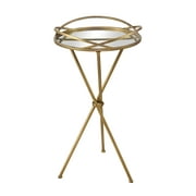Elk Home 15.75-Inch Wide Nasso Accent Table, Transitional, Brass