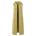 thumbnail image 4 of Zylarhe Mens Tshirts, Men's Hooded Surcoat Tabard Sleeveless Tunic Tops Cloak Spandex T Shirt Men Yellow XXXL, 4 of 9