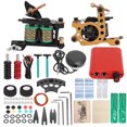 thumbnail image 3 of Kit completo de herramientas para tatuajes, kit de tatuaje profesional, fuente de alimentación, agujas, Pedal, crema reparadora, 90?265V, 3 of 8
