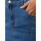 thumbnail image 5 of FALDA MAXI DE DENIM PARA MUJERES INSPIRE CHIC, CINTURA ALTA, AJUSTE CASUAL Y ACAMPANADA, FALDA LARGA DE JEAN XL AZUL, 5 of 6