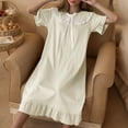thumbnail image 5 of ZKCCNUK Nightgowns for Women Winter Casual Thick Warm Flannel Long Loose Nightdress M-3XL, 5 of 5