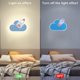 thumbnail image 4 of Indoor Wall Light, Modern Cloud Shape Wall Light, Warm White-Natural White-Cool White Tri-Color Wall Light for Children's Bedroom, 4 of 5