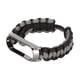 thumbnail image 5 of Correa de muñeca con cordón de paraguas para reloj Xiaomi Mi Band 6/5 NFC, pulsera de repuesto ajustable, color negro y gris, 5 of 8