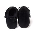 thumbnail image 4 of Unisex Baby Soft Sole Tassels Crib Shoes Moccasins Loafers, 4 of 5