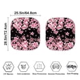 thumbnail image 3 of KUIFORTI Cherry Blossom Car Sun Shade Windshield for SUV Truck Van Sedan, 2 Pieces Foldable Car Shades for Front Windows, Universal for SUV Trucks Sedan, 3 of 5