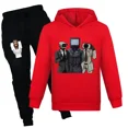 thumbnail image 3 of Juego SKIBIDI TOILET Ropa para niños Sudadera con capucha informal + Pantalones Conjunto de 2 piezas Ropa deportiva para niñas Chándal para bebés Ropa para niños, 3 of 5
