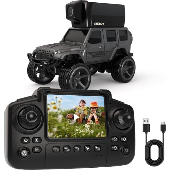 1:64 RC Car with Camera, Remote &App Control, Off-Road Remote Control Truck for Kids Adults, 2.4GHz, Alloy Body, Birthday Gifts