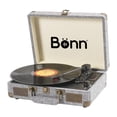 thumbnail image 2 of Tocadiscos Bluetooth Tipo Maletín Portátil Bonn gris, 2 of 4