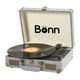 thumbnail image 2 of Tocadiscos Bluetooth Tipo Maletín Portátil Bonn gris, 2 of 4