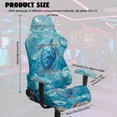 thumbnail image 7 of KUIFORTI Sea Turtle Gaming Chair Covers Slipcovers Waterproof Gamer Chair Cover with Armrest Cover Soft Universal Fit Gaming Chairs Protector for Office and Computer Chairs, 7 of 7