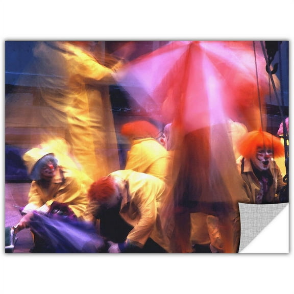 Dean Uhlinger "Clowns In Fire Drill" Removable Wall Art