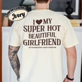 thumbnail image 2 of I Love My Girlfriend T-Shirt, Funny Boyfriend Gift, I Heart My Girlfriend Shirts, Valentine Shirt Gift, Hot Girlfriend TShirt, 2 of 5