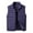 Navy, variant on Kureaily Autumn And Winter Men's Light Down Vest Slim Solid Color Collar Sleeveless Jacket Horse Jacket