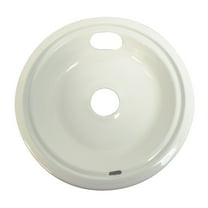 Range Kleen Style C - Large 8 inch Heavy Duty Almond Porcelain Drip Pan