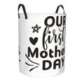 thumbnail image 2 of Kll Happy Mother'S Day Waterproof Foldable Laundry Hamper Bucket With Handles For Storage Bin,Kids Room,Home Organizer (Small), 2 of 8