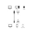 thumbnail image 4 of USB-C to USB-A Fast Charger Cable USB Connector for Smartphone, Galaxy, Tablet, Laptops, 3 FT, Black, 4 of 4