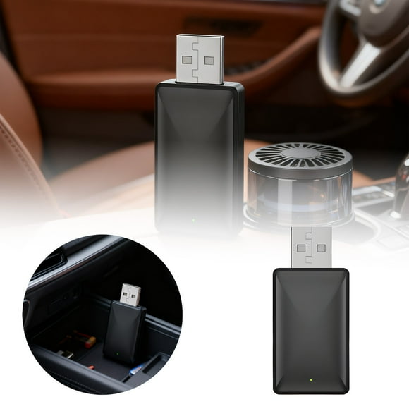 BotaniNest Adaptateur Sans Fil CarPlay Mini Adaptateur Android Auto Sans Fil 5.8 Prêt à l'Emploi Compatible avec IOS/Android (Requiert la Prise en Charge CarPlay)