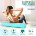 thumbnail image 6 of Yes4All 36inch Exercise Foam Roller EVA Teal V2, 6 of 8