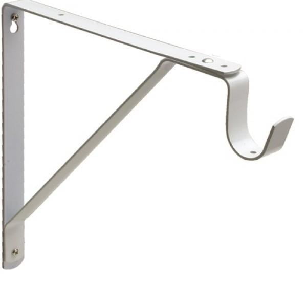 Details about / Nuk3y Heavy Duty Adjustable Shelf Rod Support Bracket Home Improvement