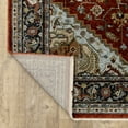 thumbnail image 4 of HomeRoots Beige Grey Gold Green And Rust Oriental Power Loom Stain Resistant Area Rug, 4 of 10