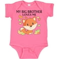 thumbnail image 3 of Inktastic My Big Brother Loves Me Little Fox Boys or Girls Baby Bodysuit, 3 of 5