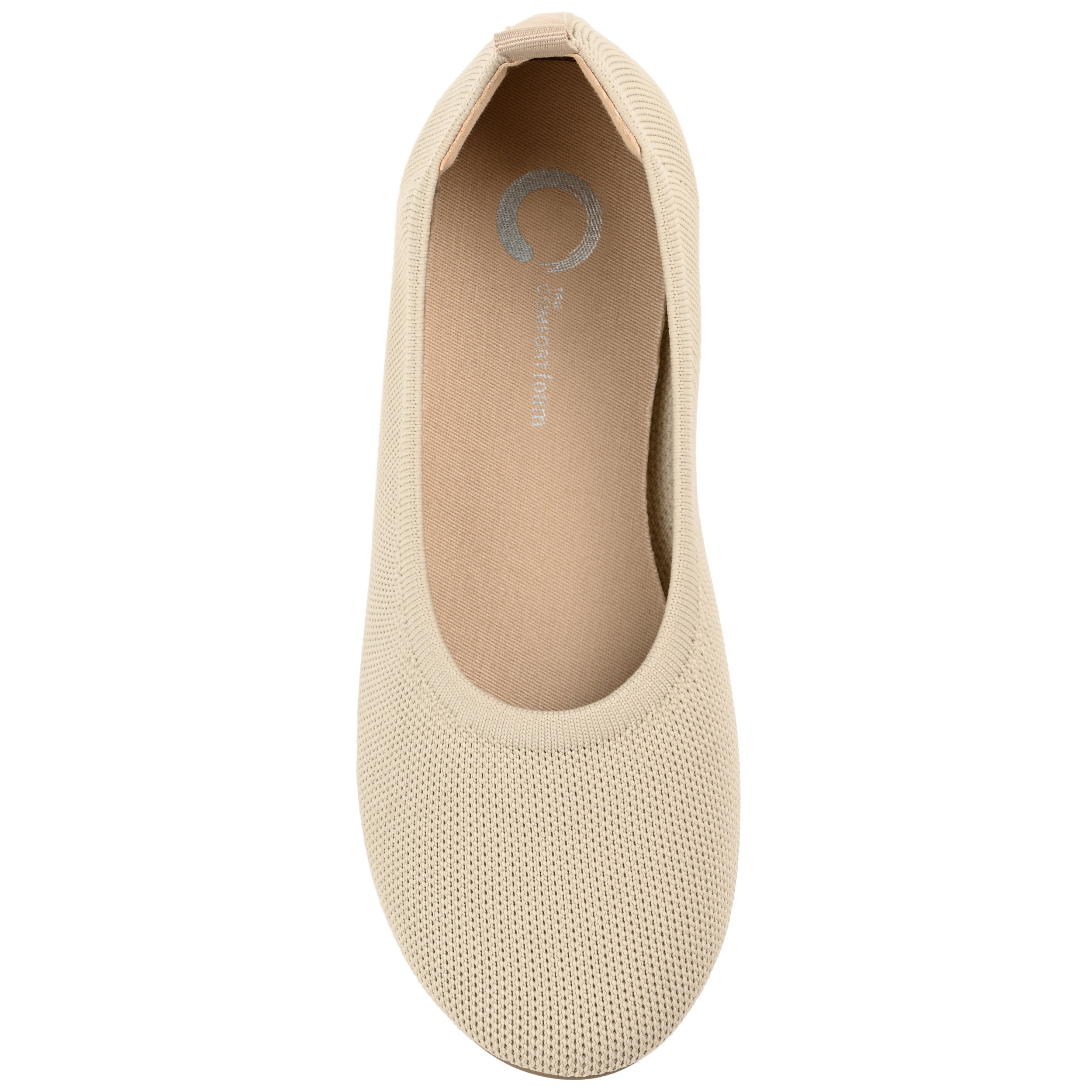 Journee Women's Jersie Knit Foldable Ballet Flats, Widths Available