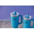 thumbnail image 2 of Stanley Quencher H2.0 FlowState Stainless Steel Vacuum Insulated Tumbler with Lid and Straw for Water, Iced Tea or Coffee, Pool, 40 oz, 2 of 8