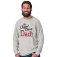 thumbnail image 3 of Fathers Day The Original Classic Dad Men's Long Sleeve Tee T Shirt Brisco Brands S, 3 of 5
