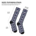 thumbnail image 4 of Rateoe Bamboo Panda Compression Socks for Women and Men 20-30mmHg-Circulation Support Socks Knee High Nurse Pregnant Running Medical and Travel Athletic, 4 of 7