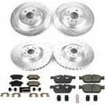 thumbnail image 3 of PowerStop Front and Rear Z23 Evolution Sport Carbon-Fiber Ceramic Brake Pad and Drilled & Slotted Rotor Kit Fits: MERCEDES-BENZ Select Models K7442, 3 of 3