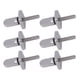 thumbnail image 5 of Abastado 6 Piezas Tornillo de Aleta Rosca M4 Acero Inoxidable 316 Fuerte Resistencia a la Oxidación Tornillo de Aleta de Pulgar para Tablas de Surf Chapas de Longboards, 5 of 8