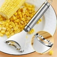 thumbnail image 5 of Cobb Gobbler Corn Shucker, 2025 Update Cobb Gobbler Corn Peeler, Effortless Corn Stripper, Durable Corn Peeler Cob Stripper Tool, Stainless Steel 2-in-1 Corn & Stripper (5, Golden), 5 of 8
