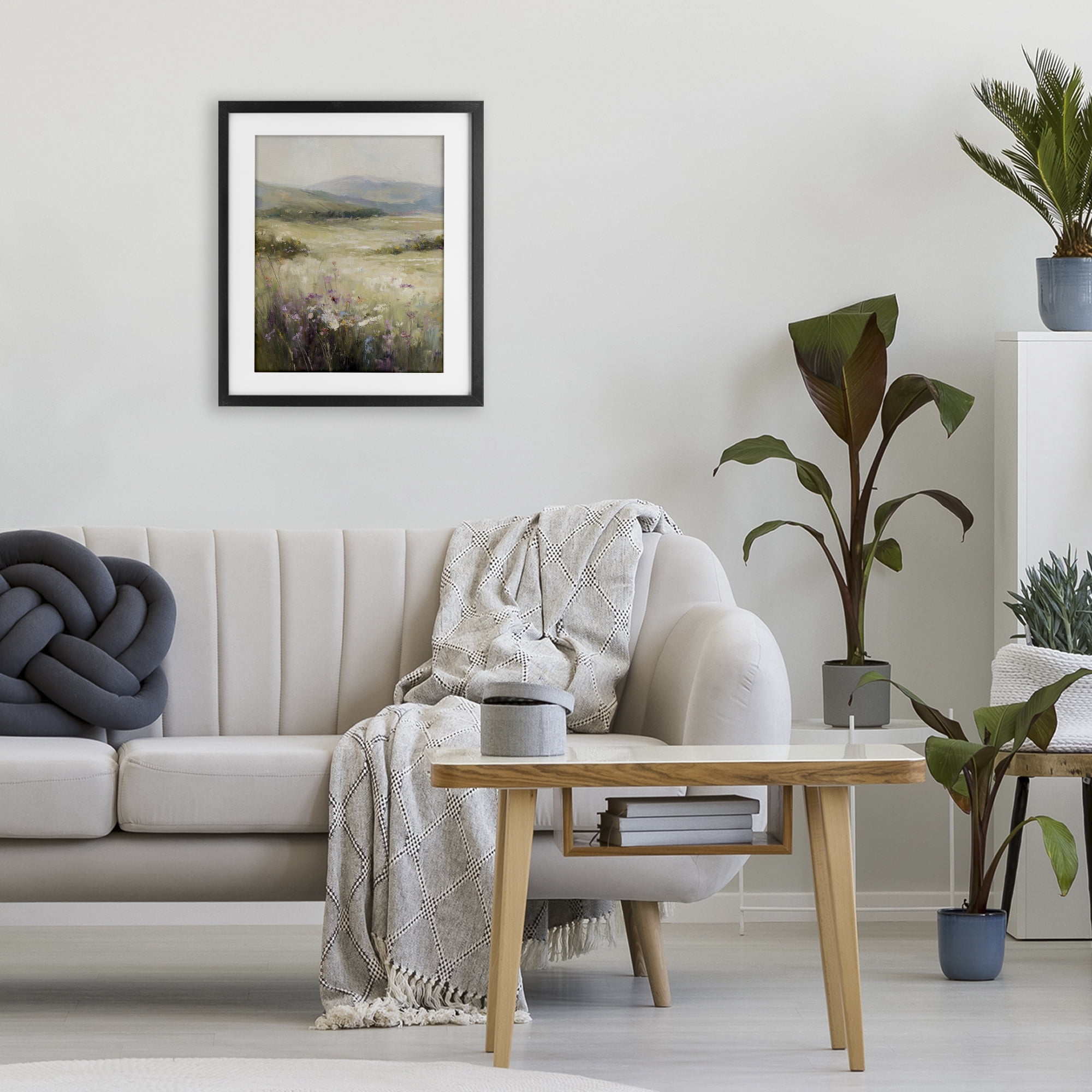 Stupell Industries Fields Of Serenity Black Framed Print Under Glass, design by Svetlana Aleynikova