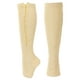 thumbnail image 5 of Medias De Compresión Transpirables Con Diseño De Cremallera Calcetines Deportivos De Presión Largos Hechos De Tela De Nylon Para Mujeres Hombres Atléticos Correr Senderismo, 5 of 7
