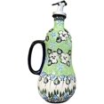 thumbnail image 1 of Italian Ceramic Olive Oil Dispenser Bottle, 23oz Large Capacity Oli and Vinegar Cruet with Stainless Steel Spout, 700 ml Oil Container with Handle for Kitchen Cooking, 1 of 8