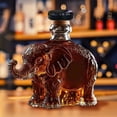 thumbnail image 6 of WEGFTDUOP Elephant-shaped Wine Bottle Unique Sculptural Design Wine & Spirits Decanter for Bar Living Room Office Home Bar, 6 of 6